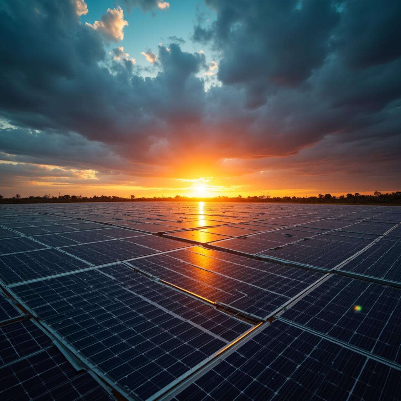 Масштабная солнечная электростанция